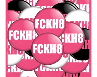 FCKH8 fuck hate. Adult Humor Greeting Card (gay 55)