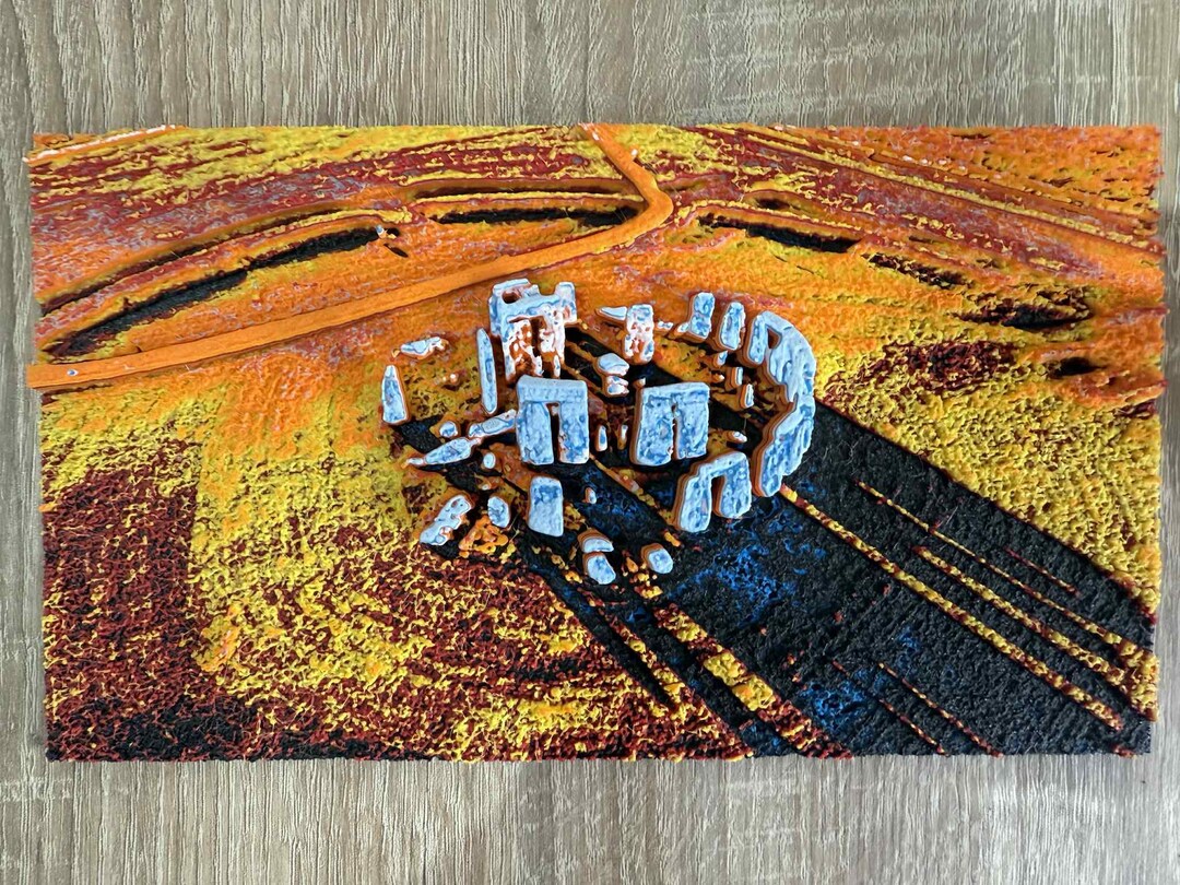 20 Gorgeous Ways to Use Rocks in Home Decor - Lava Home Design - Textured Pop-Out Rocks On A Decorative Wall