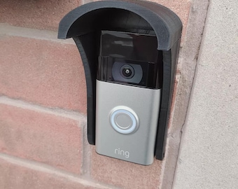 Outdoor Doorbell Cover – Metal Shield For Eufy, Blink, Nest, Arlo – Weatherproof, Anti-Glare, Rain & Sun Protection