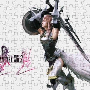 Custom Final Fantasy XIII-2 Lightning Returns Series 1 - A4 Size, 120 Pieces