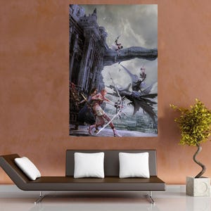 Custom Final fantasy XIII-2 13-2 Lightning Serah Noel 36&quot; x 24&quot; Large poster