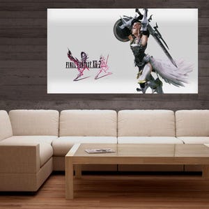 Custom Final fantasy XIII-2 13-2 Lightning Japanese Anime 36x24&quot; Large poster