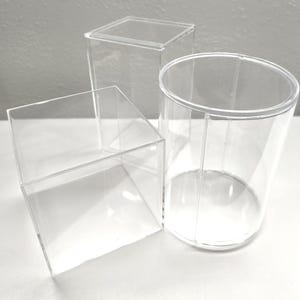 Mini vitrine transparente empilable : boîte de présentation pour objets de collection - Fabriquée au Japon
