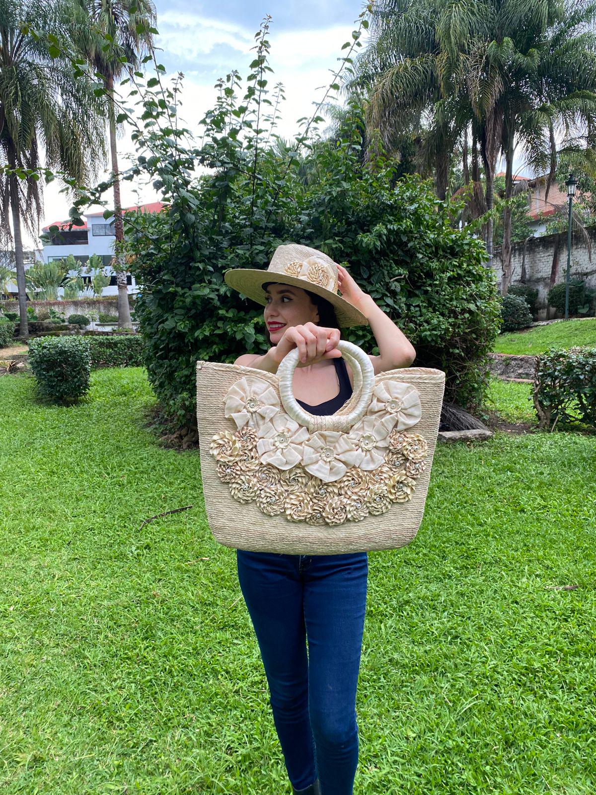 Palma hat and bag Palma Straw Fedora Hat | Lack of Color [US] main image 3