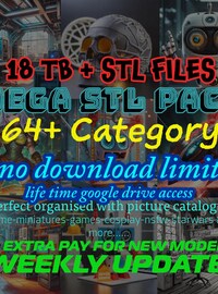 3D STL Files Unlimited STL Mega Pack: Kickstart your 3D printing journey