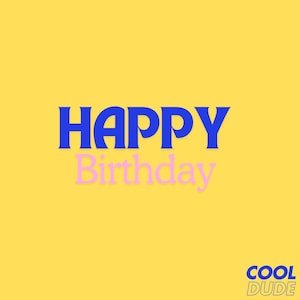 Happy Birthday