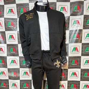 Custom Made to order tracksuits heavyweight custom embroidery work Adult Unisex all size range fleece polyester fleece taslan rain jacket