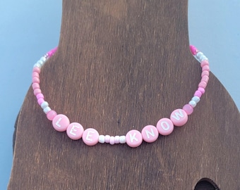 Pulsera elástica de la amistad con cuentas inspirada en Stray Kids / "Lee Know" / Lee Minho