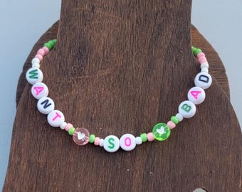 Pulsera elástica de la amistad con cuentas inspirada en Stray Kids Bias / Han Jisung Lee Know Lee Minho Minsung WANT BAD