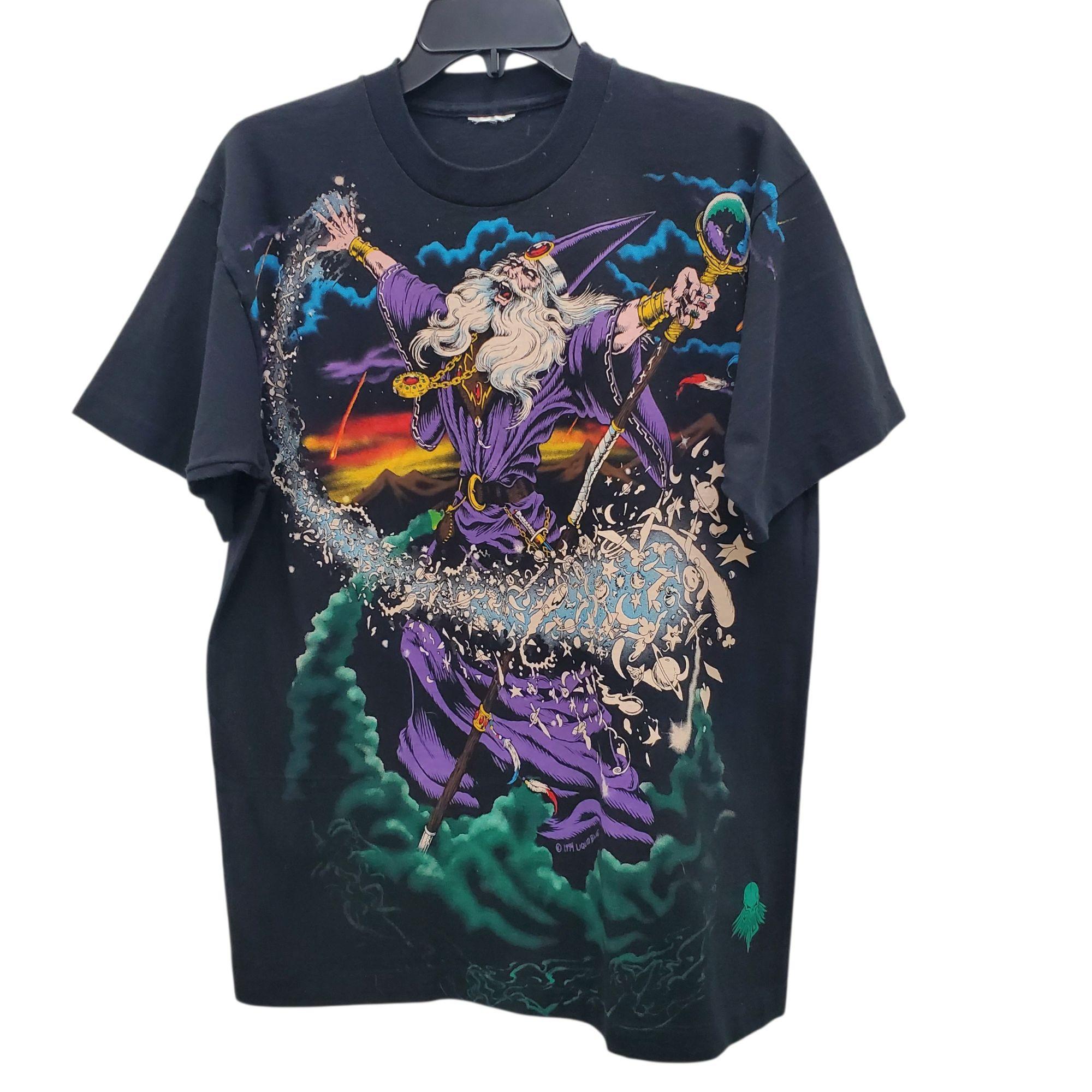 liquid blue WIZARDS 魔法使い　1994 Liquid blue wizard shirt - Etsy 日本