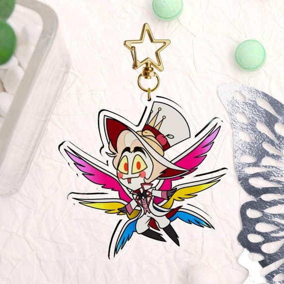 Chibi Lucifer Pan Pride Keychain - Etsy