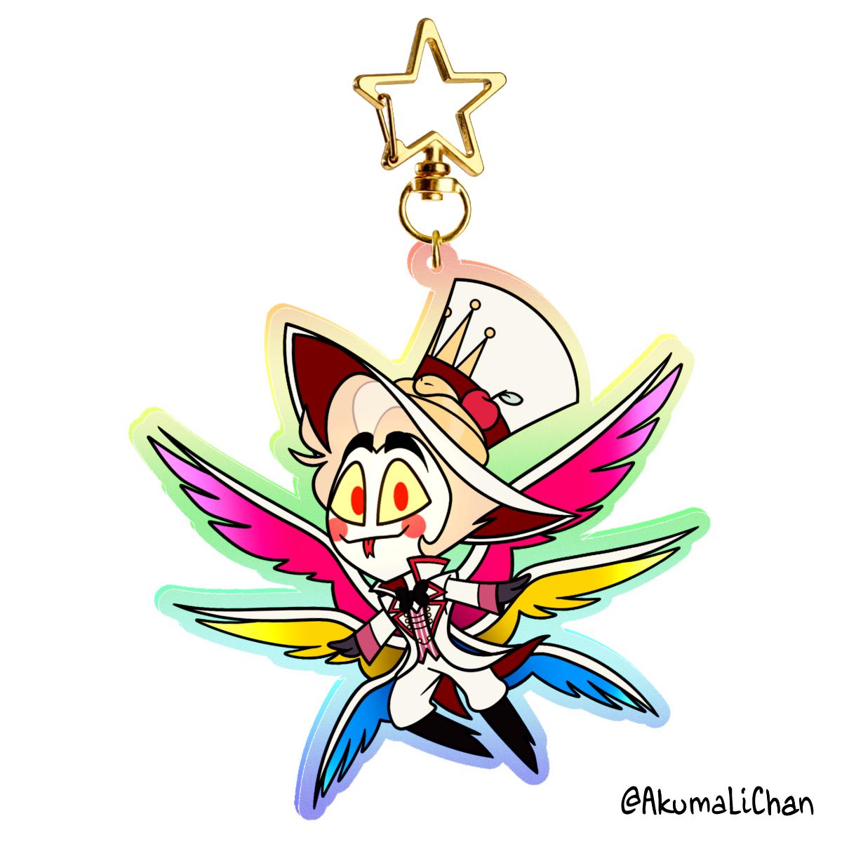HAZBINHOTEL KEYCHAIN まとめ売り Amazon.com: Waynexzavier 5pcs Hazbin Hotel Keychain Set