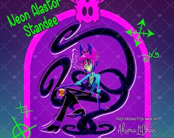 Neon Alastor Standee