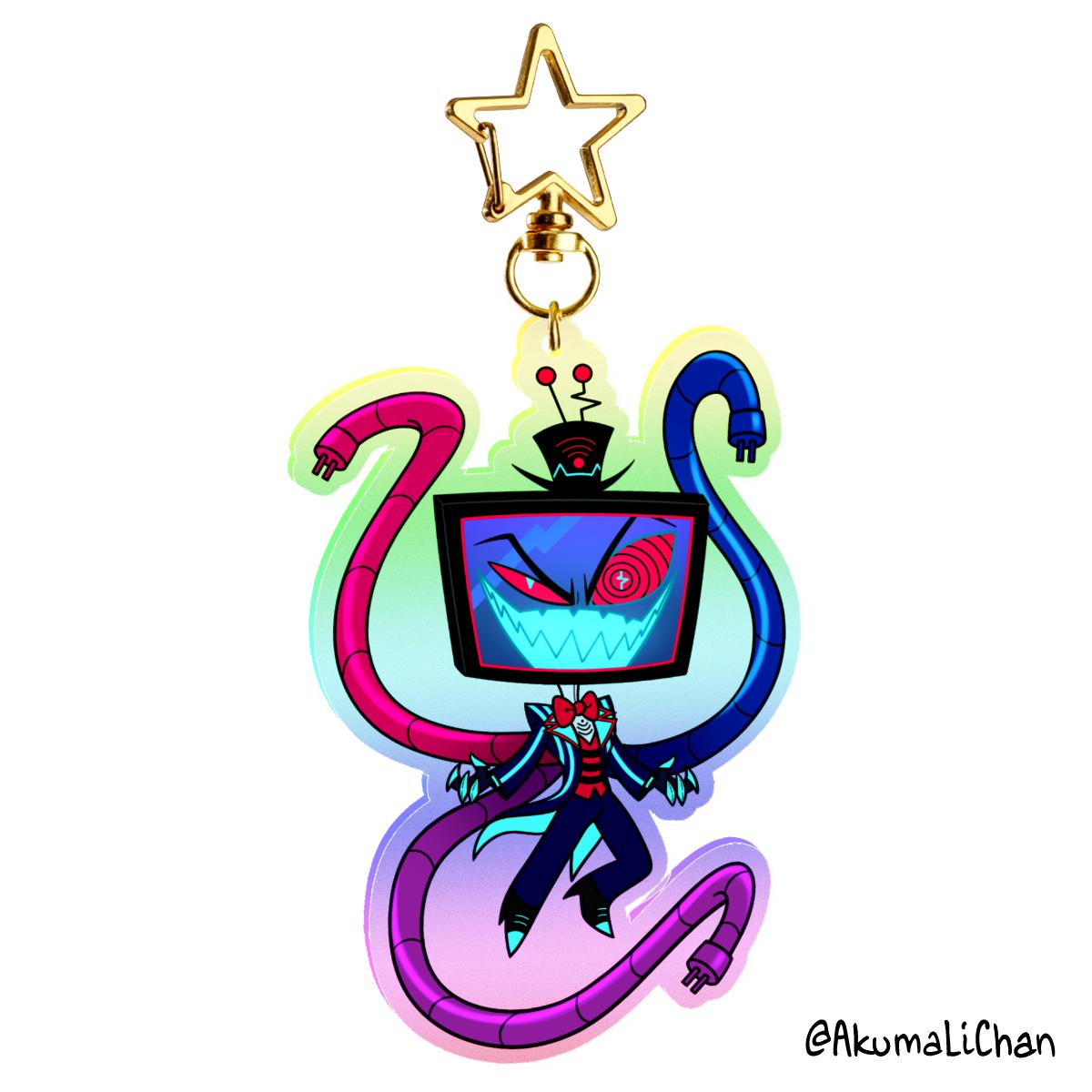 Vox Chibi Bi Pride Rainbow Keychain - Etsy