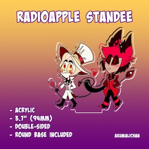Hazbin Hotel Chibi RadioApple Acrylic Standee