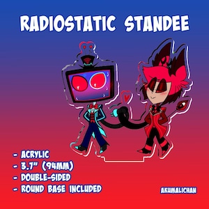 Hazbin Hotel Chibi RadioStatic Acrylic Standee