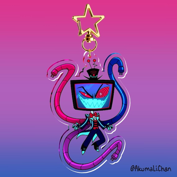 Vox Chibi Bi Pride Keychain - Etsy