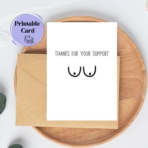 Tarjeta de apoyo imprimible / Tarjeta de apoyo de cumpleaños imprimible / Tarjetas de apoyo digitales / Tarjetas de apoyo imprimibles / Tarjeta de apoyo digital I Tarjeta de apoyo divertida