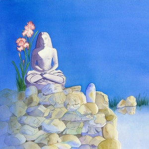 Babaji on Pond