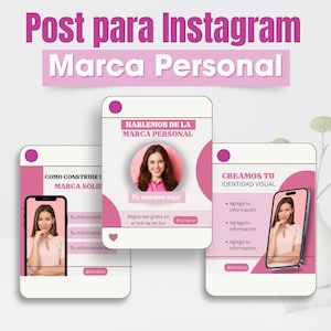 Personal branding templates | Modern pink style templates | Pink Coquetee | Instagram posts | Instagram stories