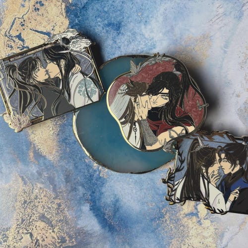 Danmei Enamel Pins