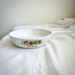 Vintage CorningWare Spice of Life “Le Persil” Skillet – P-83-B Petite Pan – 6.5” Retro Cookware