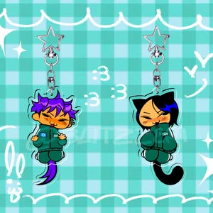 puppynos and catgyu tail swinging charms :3