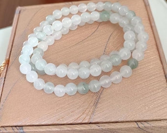 Certified quartzite jade bracelet/necklace