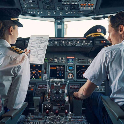 ボーイング727-200型機コックピット訓練ポスター - フライトスクール