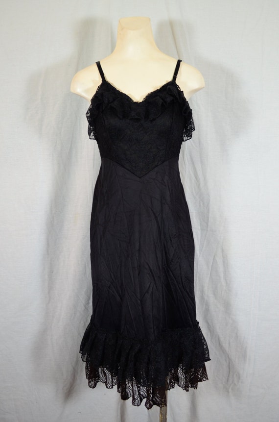 Sexy Black and Dark Brown Peacock Lace Up-cycled Slip Dress - Etsy Sexy Black and Dark Brown Peacock Lace Up-cycled Slip Dress - Etsy