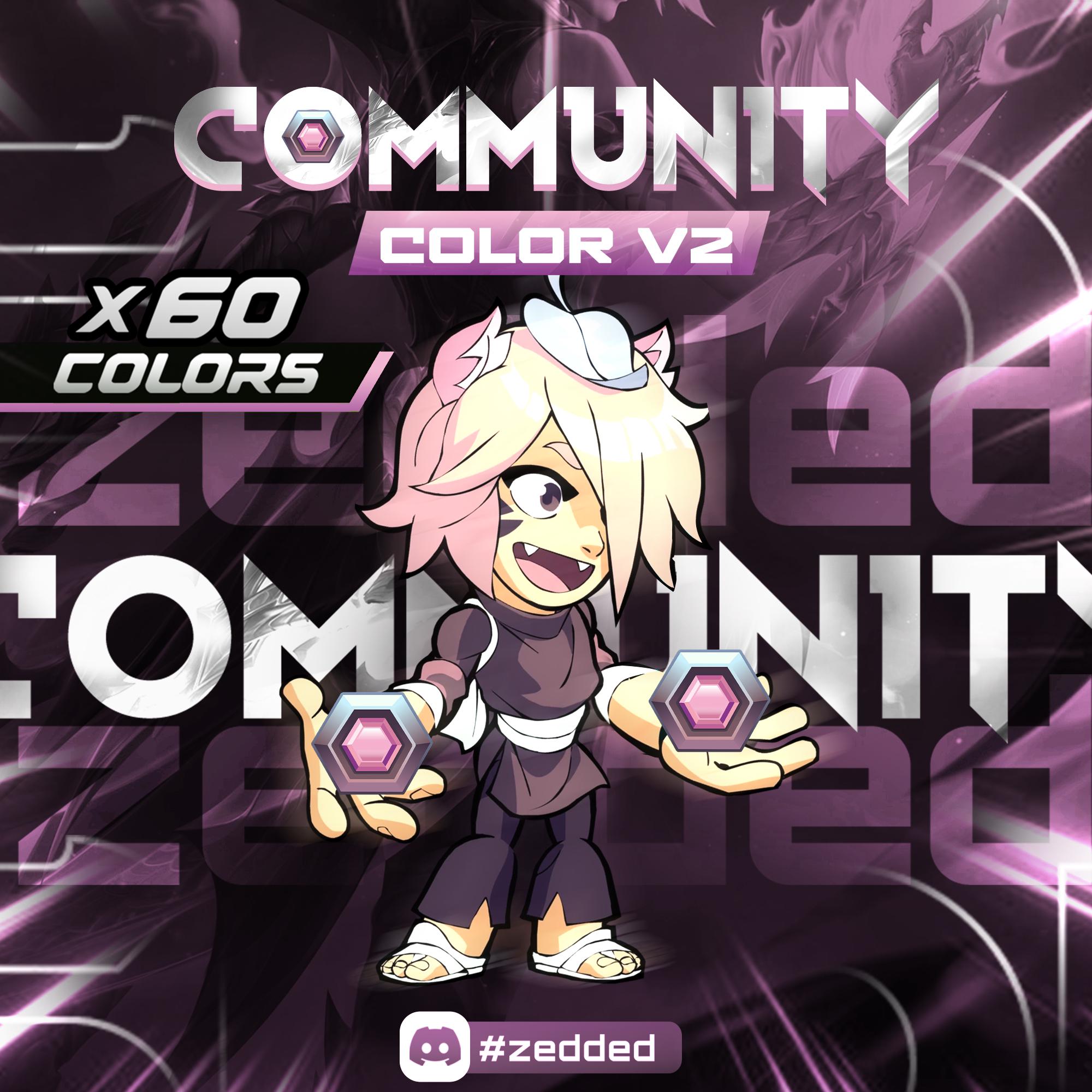 Brawlhalla - 65x Community color V2 (For all legends)