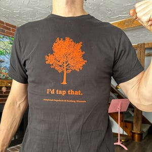 Ich würde das antippen! Ahornsirup T-Shirt • Kuschelig, 100% Baumwolle, Kurzarm, Rundhalsausschnitt