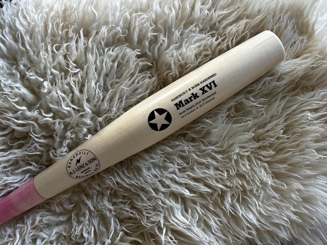 Mark 16 Torpedo Baseball Bat: Handmade Hardwood, Game-ready - Etsy
