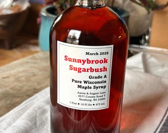 2026 Award-Winning Maple Syrup • Wood-Fired, Small Batch • Grade A • 16 oz