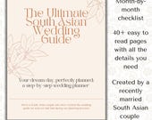 South Asian Wedding Guide: Checklist, Budget, and Organizer (Digital PDF)
