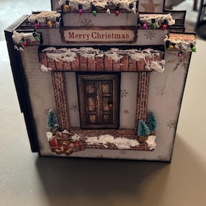 Álbum de recortes navideño en 3D