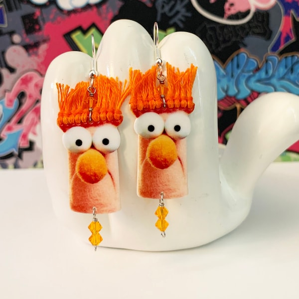 Muppet Beaker Dangle Earrings