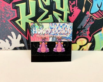 Walt Disney World Figment Stud Earrings