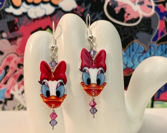 Daisy Duck Dangle Earrings