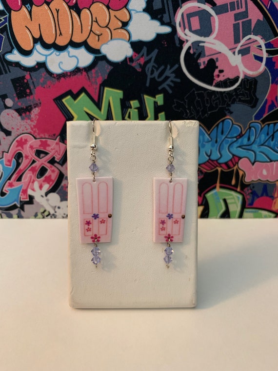 Disney S Monster S Inc Boo S Door Dangle Earrings