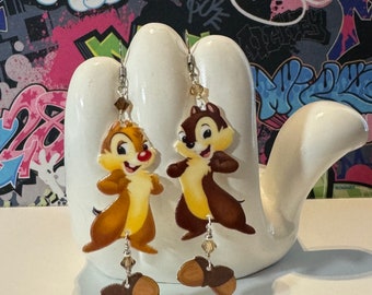 Chip and Dale Dangle Earrings