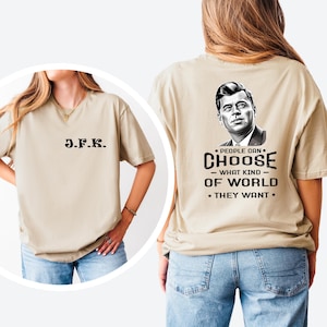 JFK Portrait T-Shirt: Political History Merch