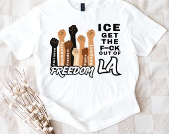 Freedom Protest Shirt: Anti-ICE Activist Tee - Customizable City