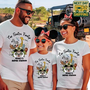 Personalisierte Disney Animal Kingdom T-Shirts, benutzerdefinierte Disney Safari Shirts, Animal Kingdom Familie Shirt, Disneyworld Safari Shirt, Safari T-Shirt