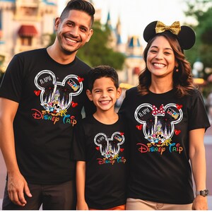Personalized Disney Trip Shirts, Disneyland Shirts, Disney Vacation T-shirt Disney Family Matching Shirt, Comfort Colors® Shirt, Disneyworld