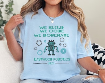 Camiseta personalizada del club de robótica: camiseta personalizada del equipo STEM