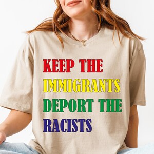 Antiracist T-Shirt: Pro-Immigrant Social Justice Tee