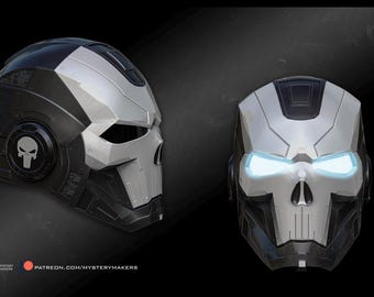 Iron Punisher Helmet
