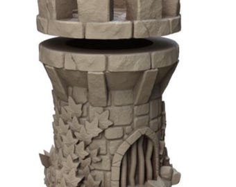 Pudełko na kości do gry Castle Tower