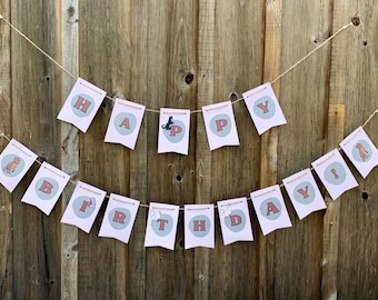Little Bear Birthday Banner - Physical Item
